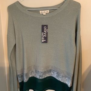 Never Worn! Olive and Oak Sweater